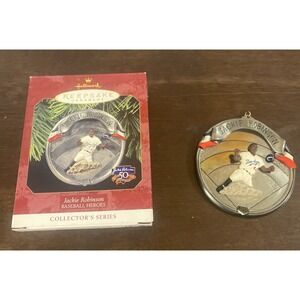 1997 Baseball Heroes Jackie Robinson  L.A. Dodgers Hallmark Keepsake Ornament